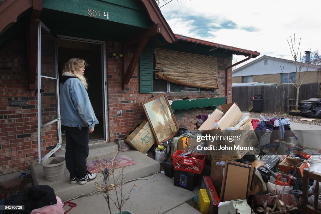 Families Are Evicted From Homes As Economic Crisis Worsens