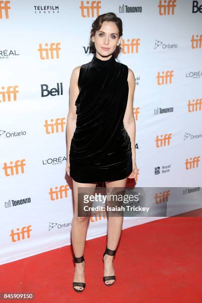 Alison Brie attends 'The Disaster Artist' premiere during the 2017 Toronto International Film Festival at Ryerson Theatre on September 11, 2017 in...