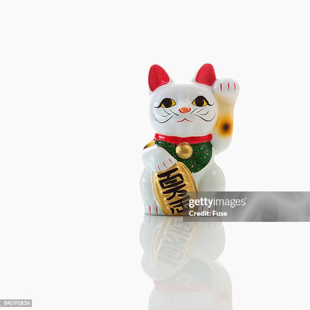 Lucky Cat Maneki Neko Dorato 15 Cm - Gatto Portafortuna Con Zampa Mobile A Batteria - Porta Clienti E Prosperità