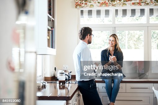 Making Time For Quality Time In The Morning High-Res Stock Photo ...