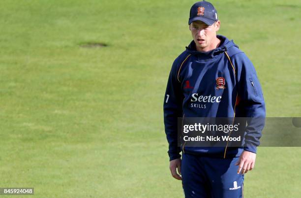 Tom Westley of Essex returns from England duty during the Warwickshire v Essex - Specsavers County Championship: Division One cricket match at the...