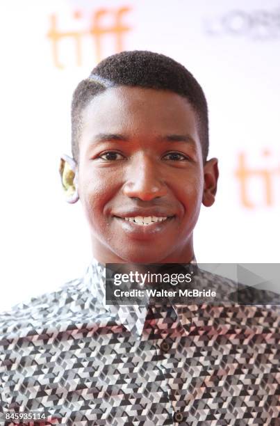 Mamoudou Athie attends the 'Unicorn Store' premiere during the 2017 Toronto International Film Festival at Ryerson Theatre on September 11, 2017 in...