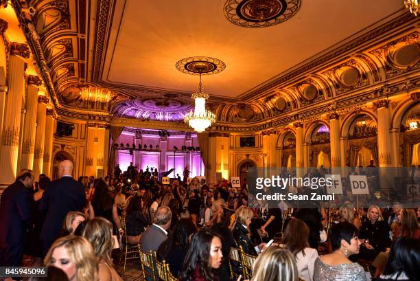 The Dennis Basso Spring/Summer 2018 Runway Show during New York Fashion Week at The Plaza Hotel on September 11, 2017 in New York City.