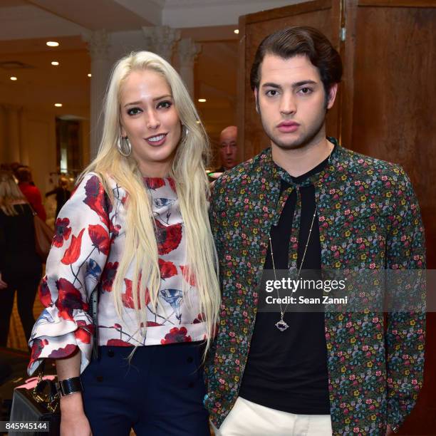 Guest and Peter Brant Jr. Attend the Dennis Basso Spring/Summer 2018 Runway Show during New York Fashion Week at The Plaza Hotel on September 11,...