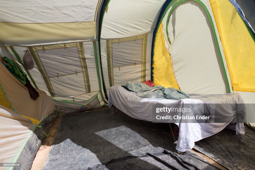 Refugee Camp near Port-au-Prince in Haiti