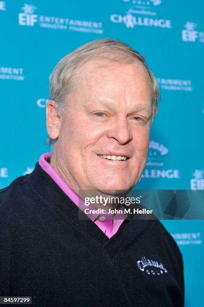 Golfer Johnny Miller attends the Callaway Golf Foundation's Annual Pro-Celebrity Golf Tournament on February 2, 2009 at the Riviera Country Club in...