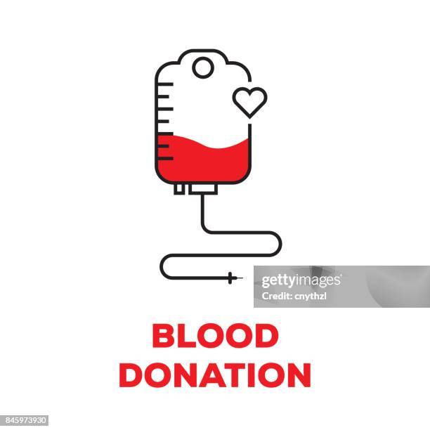 illustrazioni stock, clip art, cartoni animati e icone di tendenza di concetto di donazione di sangue - blood