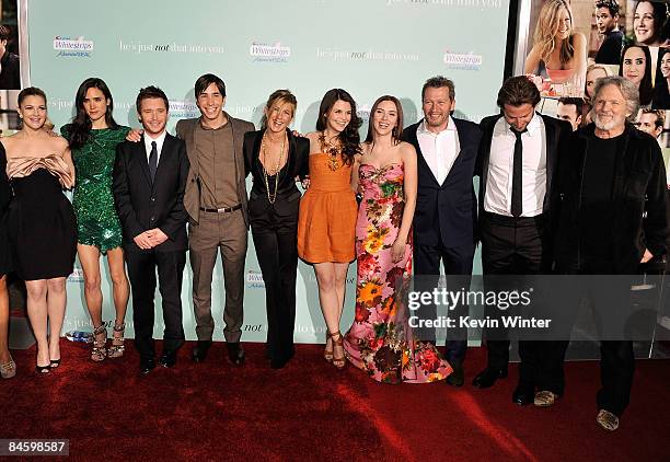 Actors Drew Barrymore, Jennifer Connelly, Kevin Connolly, Justin Long, Jennifer Aniston, Ginnifer Goodwin, Scarlett Johansson, director Ken Kwapis,...