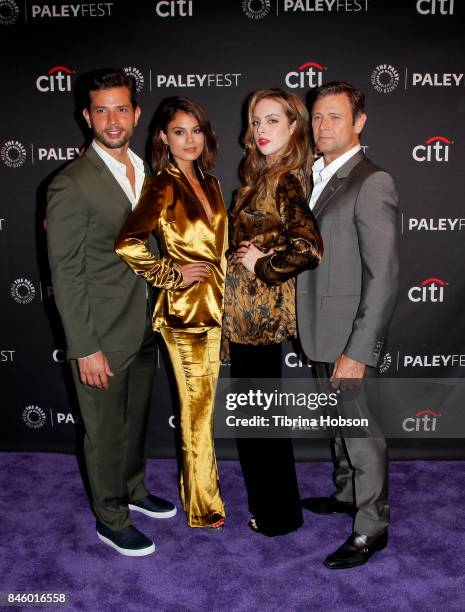 Rafael De La Fuente, Nathalie Kelley, Elizabeth Gillies and Grant Show attend The Paley Center for Media's 11th annual PaleyFest Fall TV Previews for...