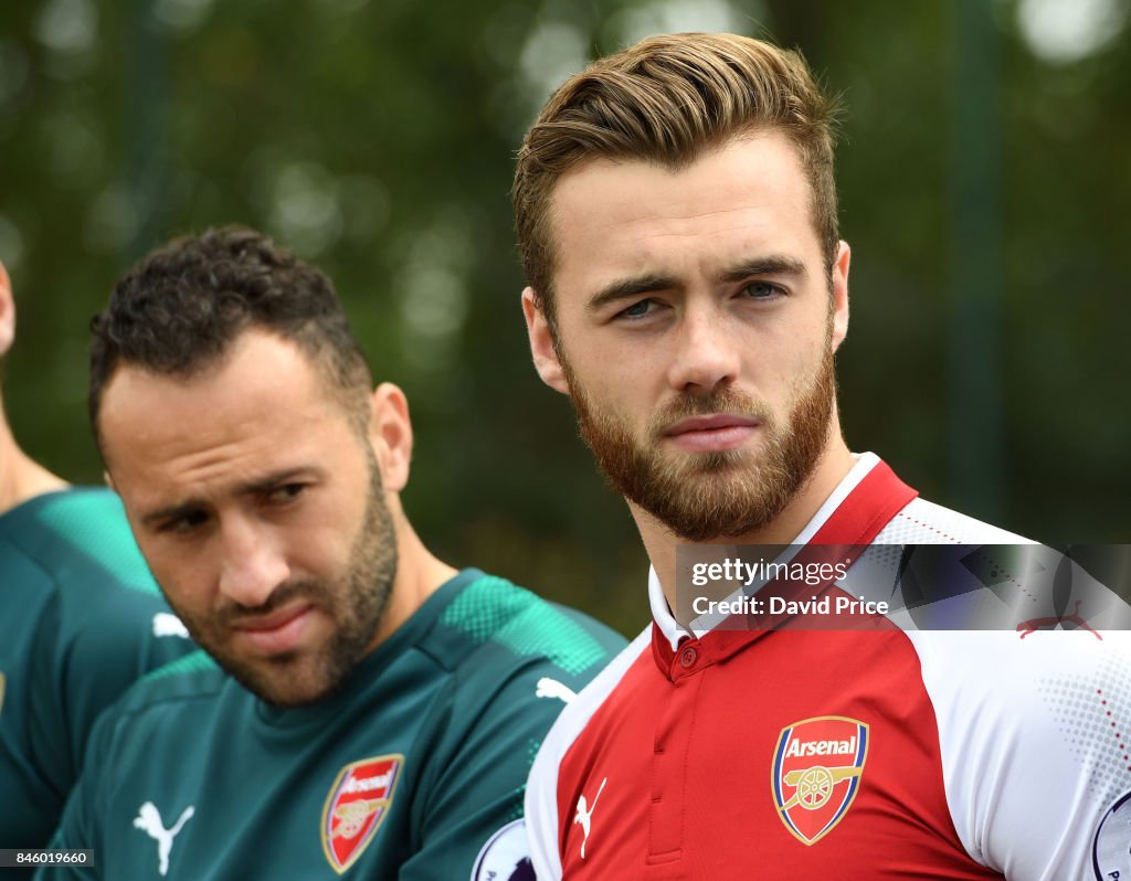 Arsenal First Team Squad Photocall