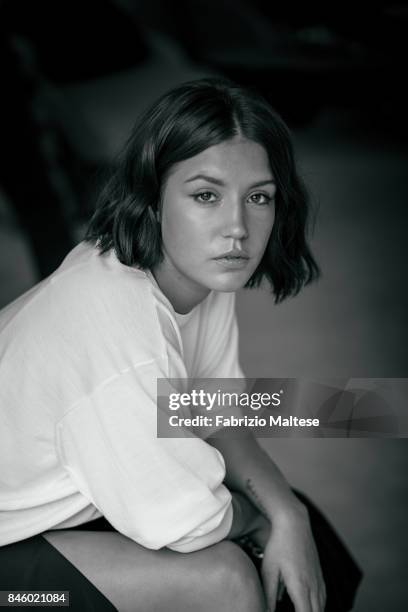 Actor Adele Exarchopoulos is photographed on September 7, 2017 in Venice, Italy.