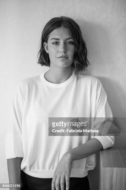 Actor Adele Exarchopoulos is photographed on September 7, 2017 in Venice, Italy.