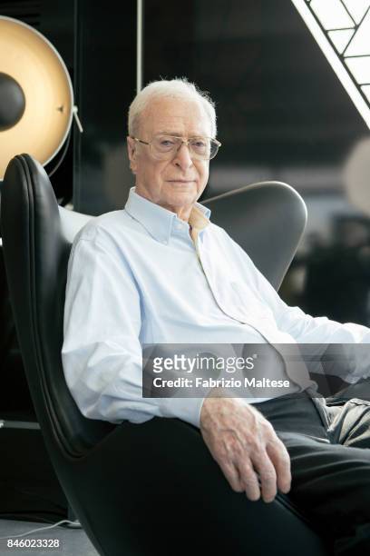 Actor Michael Caine is photographed on September 6, 2017 in Venice, Italy.