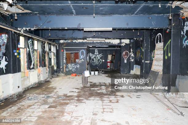 Former night club inside the modern part of Hopwood Hall, which US film actor Hopwood DePree XIV hopes to restore to its former glory on September...