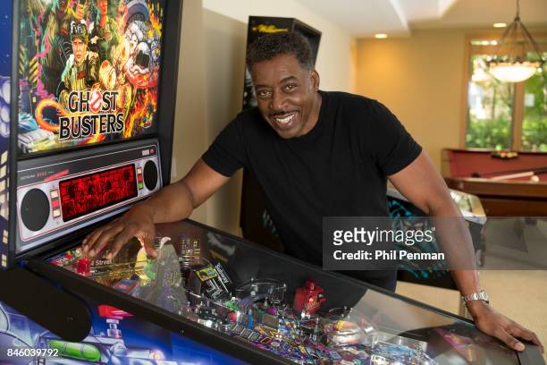 Actor Ernie Hudson is photographed for Closer Weekly Magazine on July 5, 2017 at home in Minnesota. Hudson did the voice for the Ghostbusters pinball...
