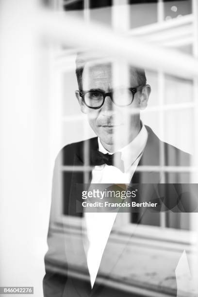 Film director Michel Hazanavicius is photographed on September 9, 2017 in Deauville, France.