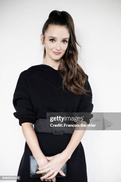 Comedian Charlotte Le Bon is photographed on September 9, 2017 in Deauville, France.