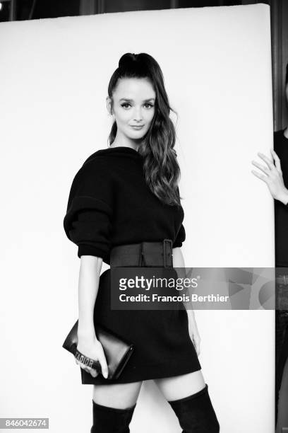 Comedian Charlotte Le Bon is photographed on September 9, 2017 in Deauville, France.