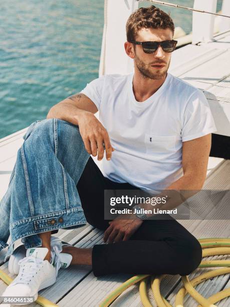 Actor Arnaud Valois is photographed for Self Assignment on May 21, 2017 in Cannes, France.