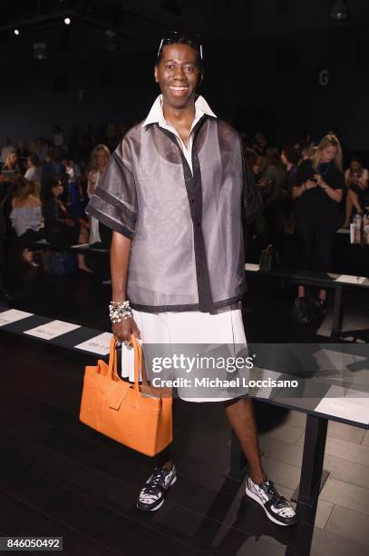 Alexander attends the Badgley Mischka -fashion show during September 2017 - New York Fashion Week: The Shows at Gallery 1, Skylight Clarkson Sq on...