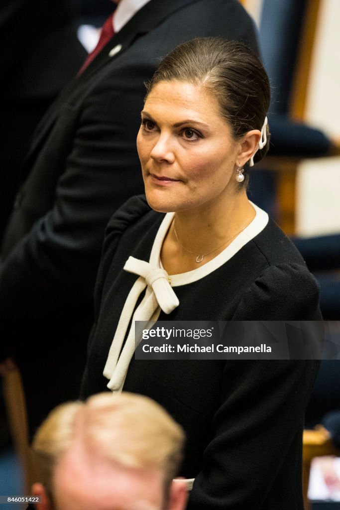 Swedish Royals Attend the Opening of the Parliamentary Session