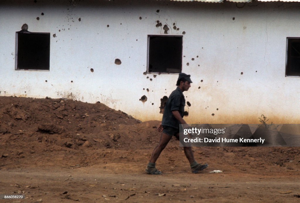 Portuguese Soldier Walks