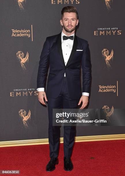 Dancer/choreographer Travis Wall arrives at the 2017 Creative Arts Emmy Awards at Microsoft Theater on September 9, 2017 in Los Angeles, California.