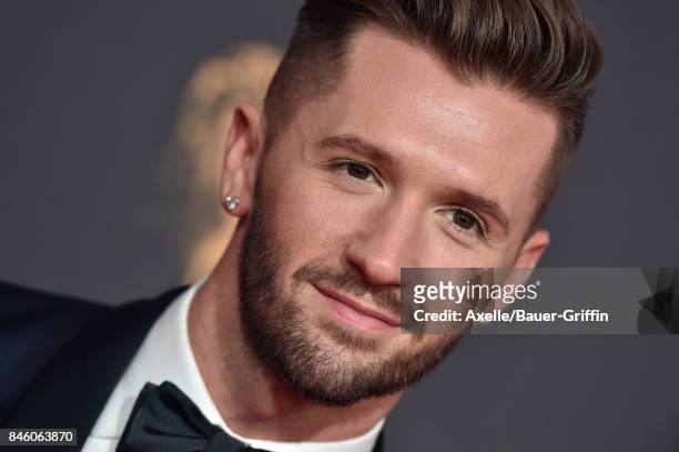Dancer/choreographer Travis Wall arrives at the 2017 Creative Arts Emmy Awards at Microsoft Theater on September 9, 2017 in Los Angeles, California.