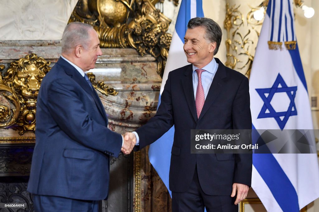 Israeli Prime Minister Benjamin Netanyahu Visits Buenos Aires