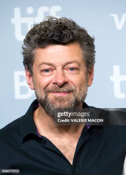 Director Andy Serkis attends the press conference for 'Breathe' during the 2017 Toronto International Film Festival on September 12 in Toronto,...