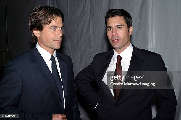 Rob Lowe and Eric McCormack