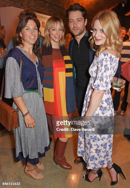 Susannah Wise, Sienna Guillory, Richard Rankin and Cara Theobold attend the launch of the 'Beyond The Cask' collaboration between Glenmorangie and...