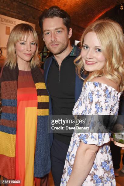 Sienna Guillory, Richard Rankin and Cara Theobold attend the launch of the 'Beyond The Cask' collaboration between Glenmorangie and Renovo at Behind...