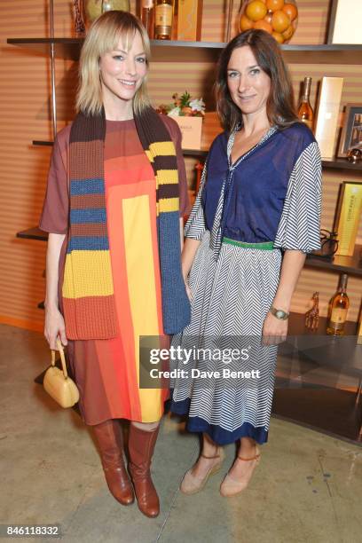 Sienna Guillory and Susannah Wise attend the launch of the 'Beyond The Cask' collaboration between Glenmorangie and Renovo at Behind The Bikeshed on...