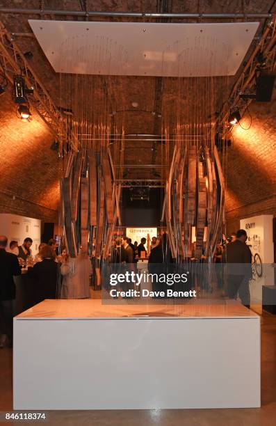 General view of the atmosphere at the launch of the 'Beyond The Cask' collaboration between Glenmorangie and Renovo at Behind The Bikeshed on...