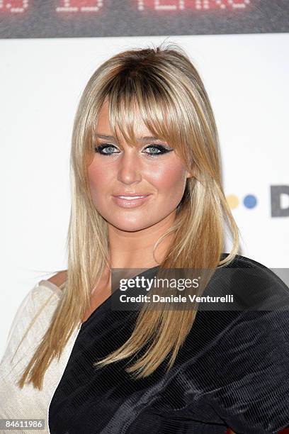 Alex Curran attends the 2008 MTV Europe Music Awards held at at the Echo Arena on November 6, 2008 in Liverpool, England.