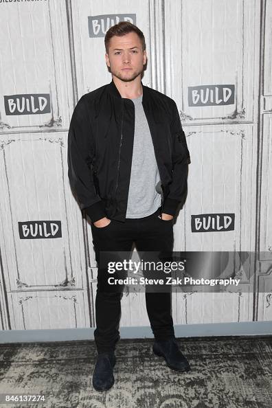 Taron Pascal Actor Taron Egerton attends Build Series to discuss his new film ...