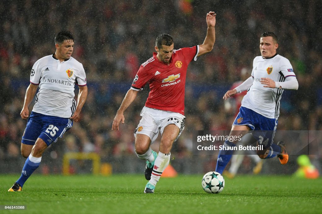 Manchester United v FC Basel - UEFA Champions League