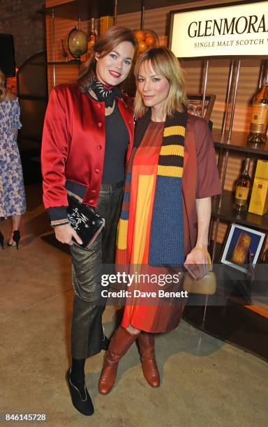 Jasmine Guinness and Sienna Guillory attend the launch of the 'Beyond The Cask' collaboration between Glenmorangie and Renovo at Behind The Bikeshed...