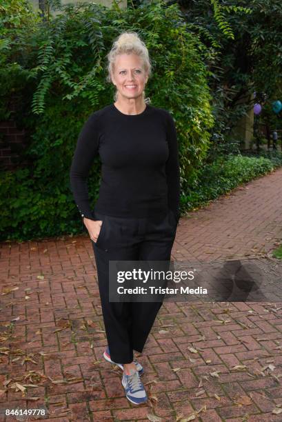 Barbara Schoeneberger during the 'Wie weit wuerdest du gehen' Charity Event on September 12, 2017 near Berlin in Usedom, Germany.