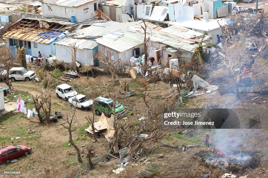 Hurricane Irma Devastates Caribbean Island Of St Martin/St Maarten