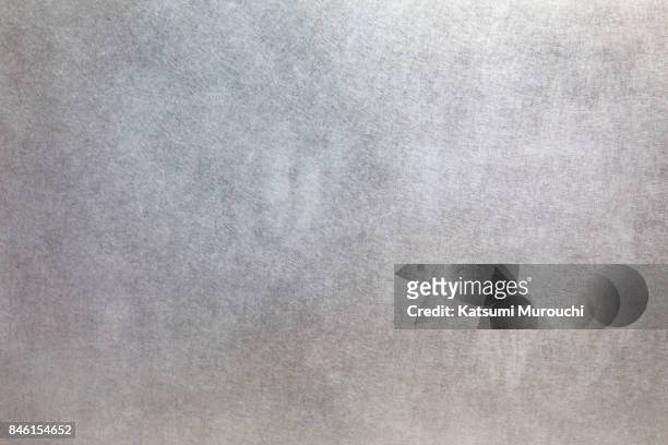 silver plate texture background - foil ストックフォトと画像