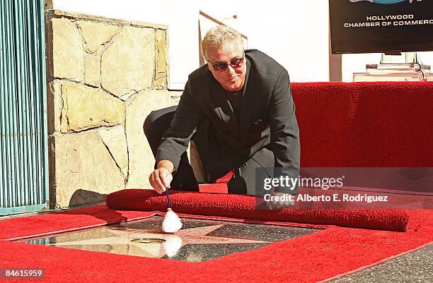 Actor William Petersen attends a ceremony honoring William Petersen with a star on the Hollywood Walk of Fame on February 3, 2009 in Hollywood,...