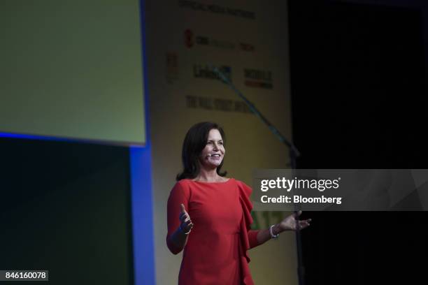 Meredith Attwell Baker, chief executive officer of Cellular Telecommunications Industry Association , speaks during the Mobile World Conference...