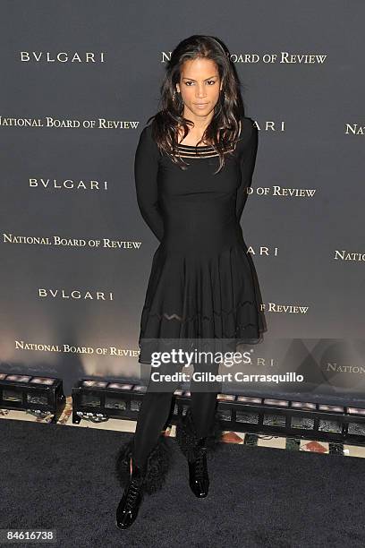 Model Veronica Webb attends the 2008 National Board of Review awards gala at Cipriani on January 14, 2009 in New York City.