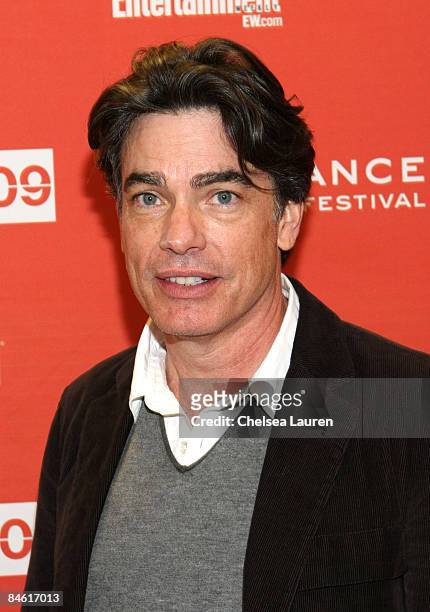 Actor Peter Gallagher attends the premiere of "Adam" during the 2009 Sundance Film Festival at Eccles Theatre on January 19, 2009 in Park City, Utah.
