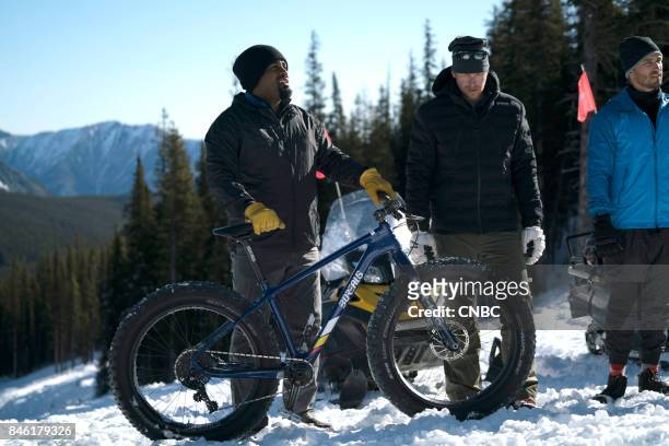 Episode 205: "Snow" -- Pictured: Dhani Jones, Bode Miller, Jeremy Bloom --