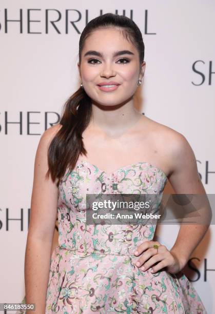 Actress Landry Bender attends the Sherri Hill NYFW SS18 runway show at Gotham Hall on September 12, 2017 in New York City.