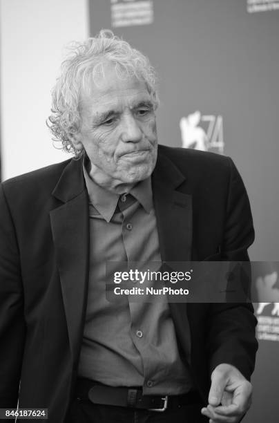 Venice, Italy. 08 September, 2017. Abel Ferrara during the 'Piazza Vittorio' photocall during the 74th Venice Film Festival