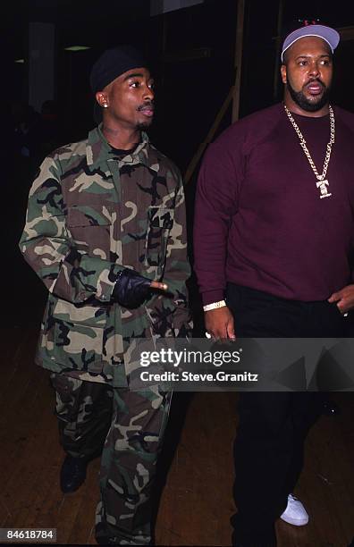 Tupac Shakur and Marion 'Suge' Knight